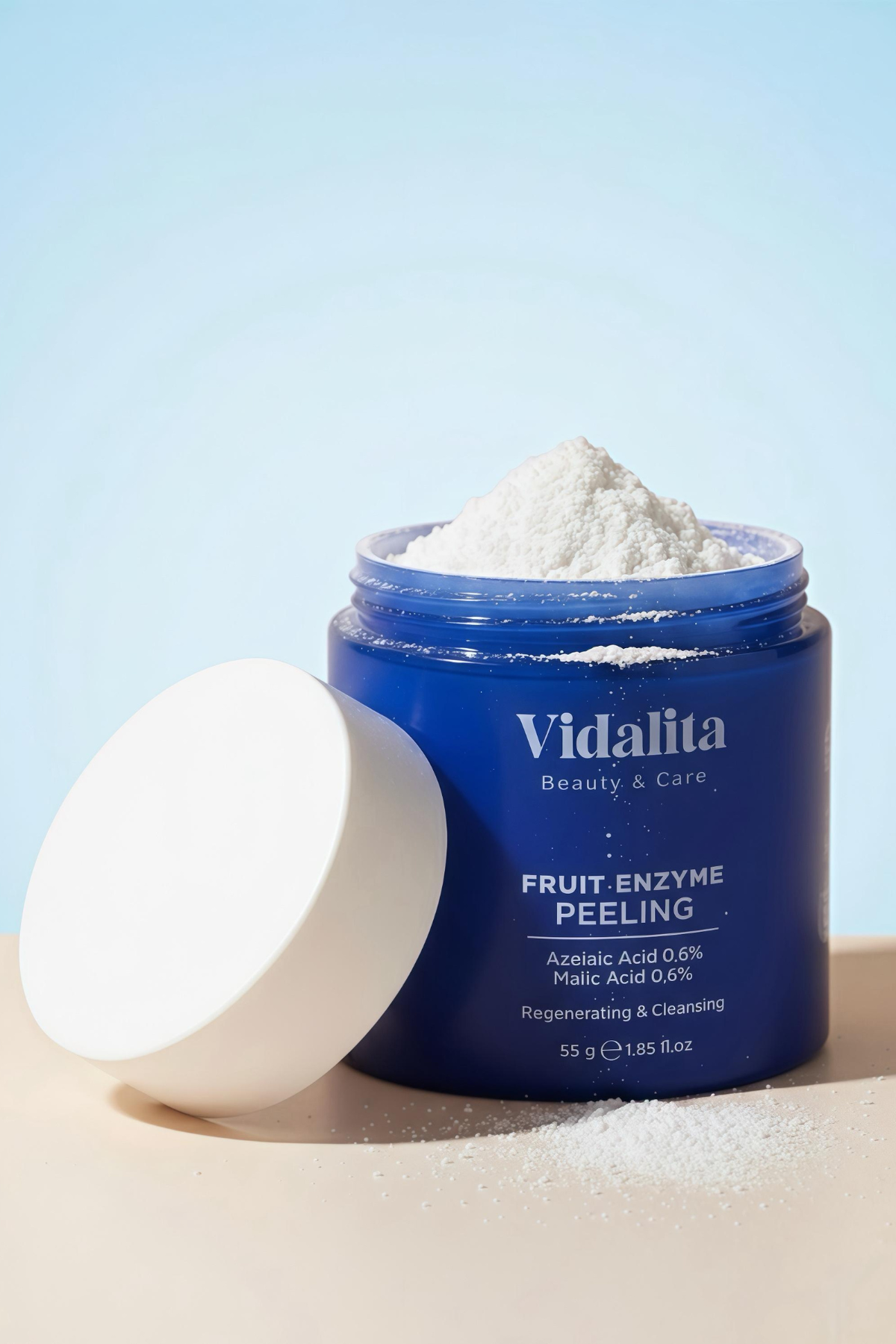 Meyve Enzimli Nazik Yüz Temizleyici Toz Peeling