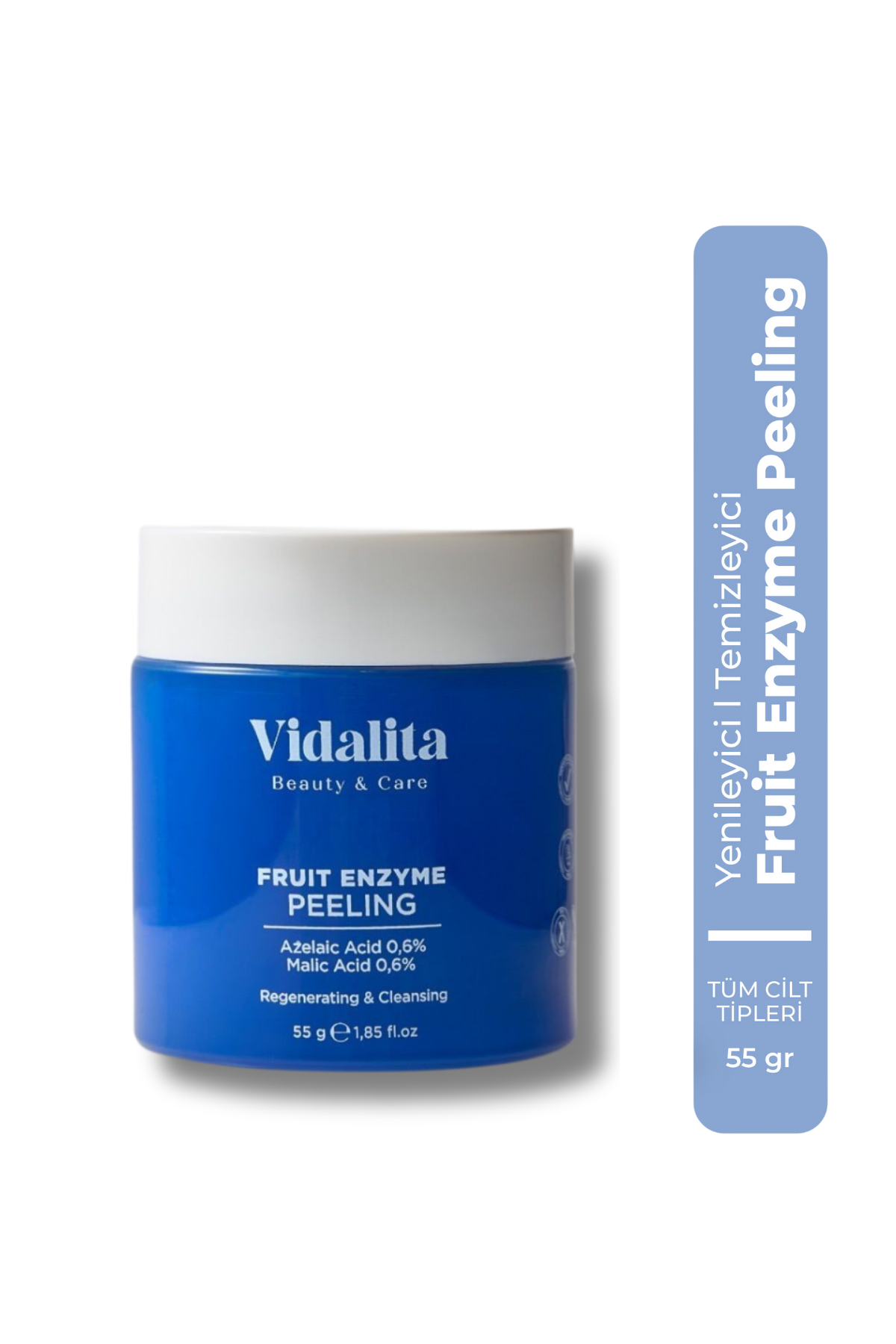 Meyve Enzimli Nazik Yüz Temizleyici Toz Peeling